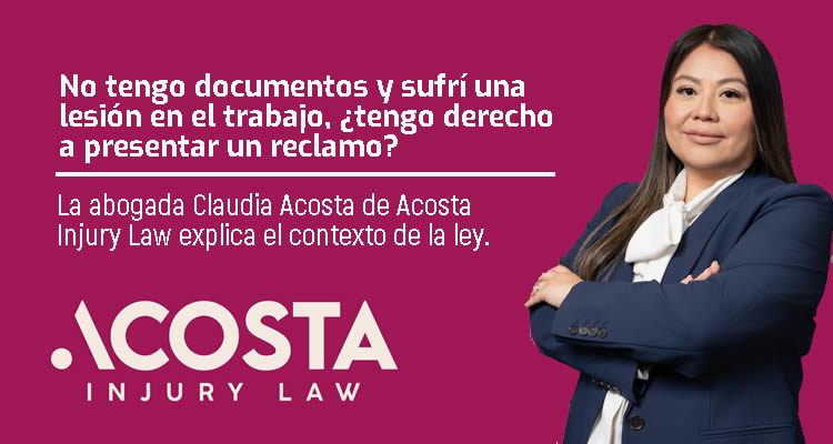 No tengo documentos y sufrí una lesión en el trabajo, ¿tengo derecho a presentar un reclamo?